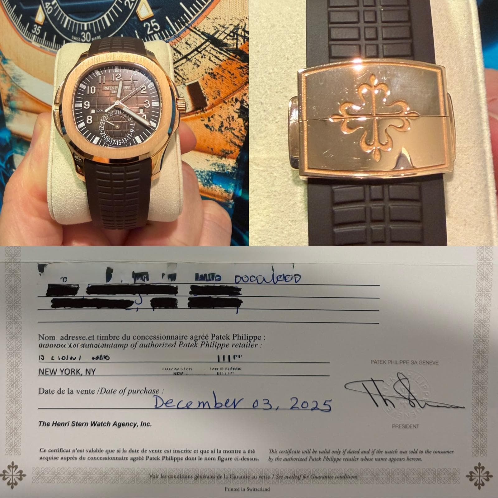 Patek Philippe Aquanaut (Rose Gold)