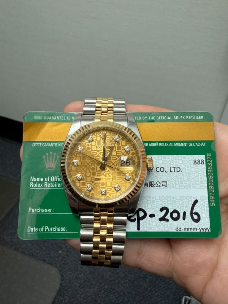 Rolex Datejust (Yellow Gold)